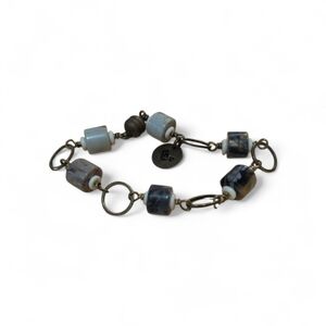 Faux Marble Bead Bracelet